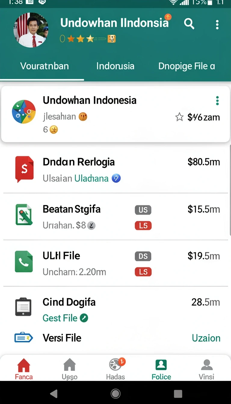 Beragam pilihan permainan menarik dalam aplikasi Download langit777 APK Original untuk Android.