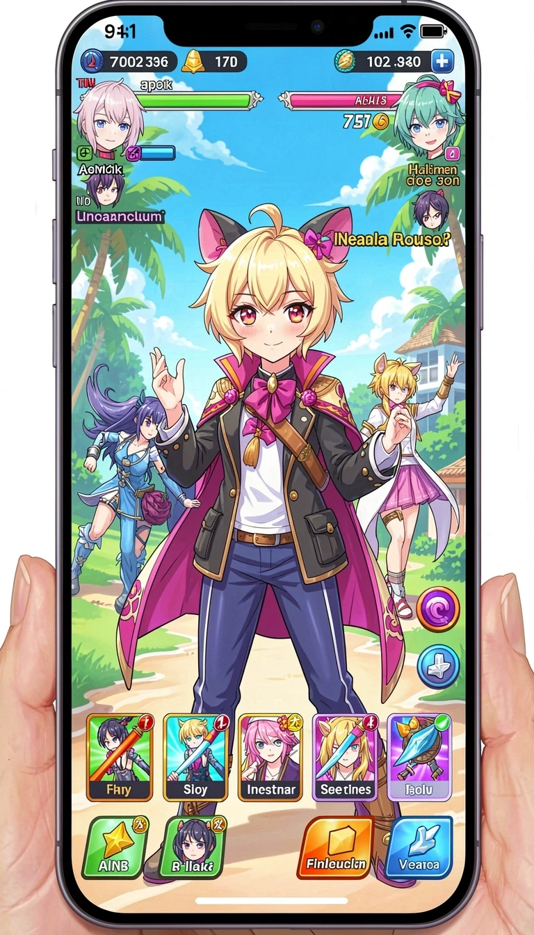 Beragam pilihan permainan menarik dalam aplikasi avatar808 APK Terbaru untuk Android Tanpa Iklan.