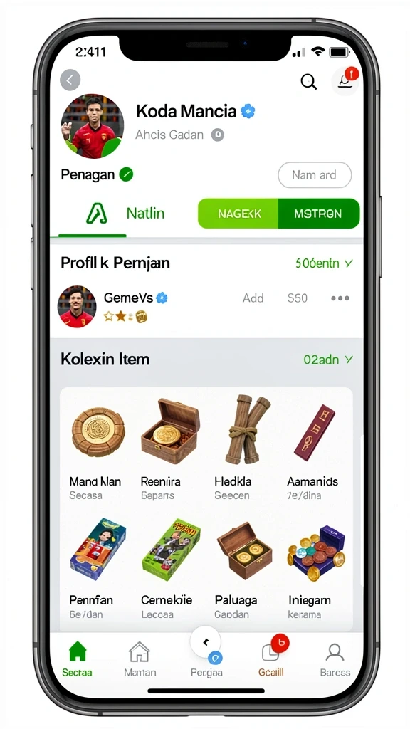 Beragam pilihan permainan menarik dalam aplikasi 88iii APK Full Version untuk Android.